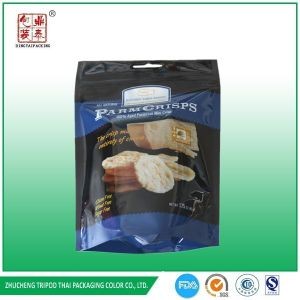 Laminated Material Stand up with Zipper Snack Food Packing Bag