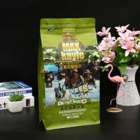 Plastic ziplock customized  color printed packing bag for pets food factory supplier